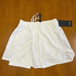 lululemon Men's White Tennis Shorts Medium NWT